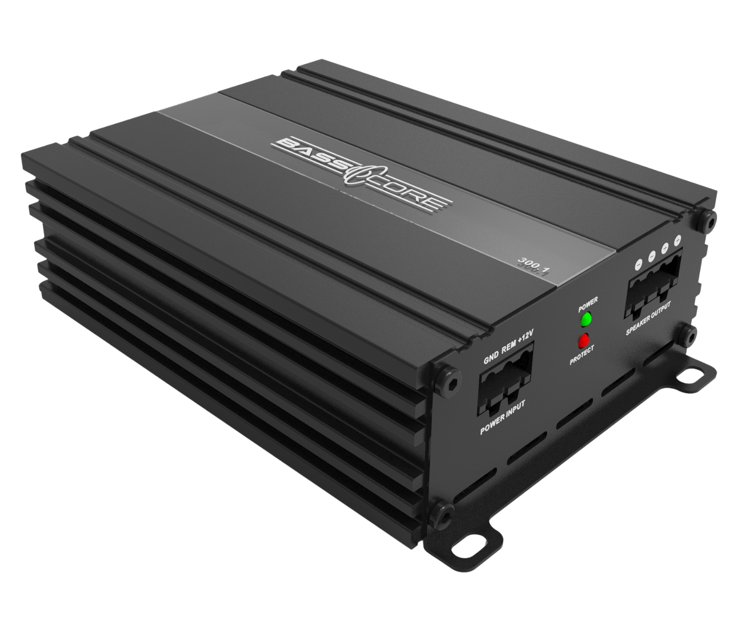 Amplificator monobloc BassCore DBT300.1 pentru subwoofer, 300W RMS, clasa D