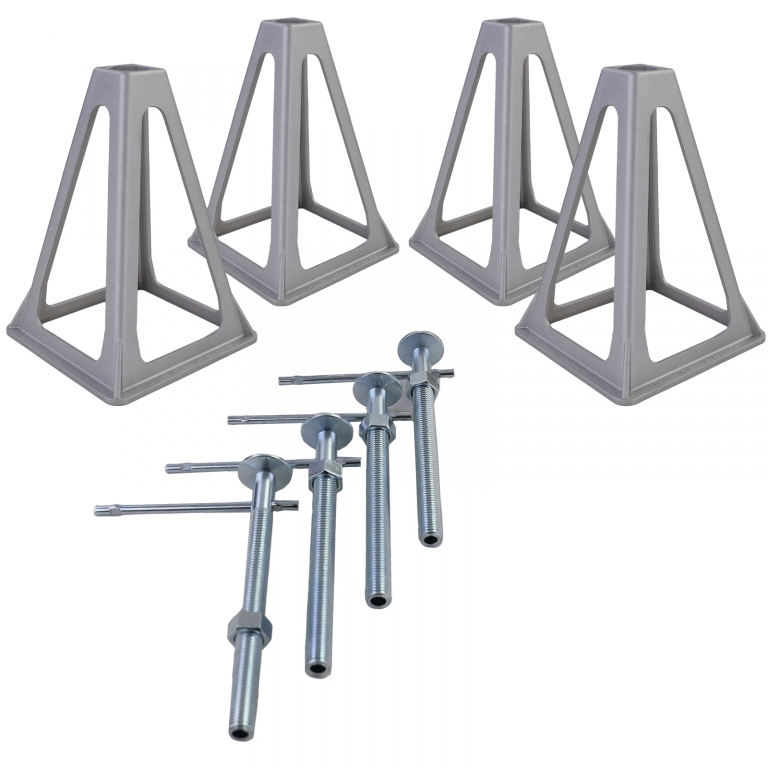 Suporturi pentru remorcă cu cric ajustabile 28-43cm set de 4 bucăți Performance AutoTuning