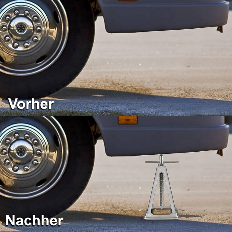 Suporturi pentru remorcă cu cric ajustabile 28-43cm set de 4 bucăți Performance AutoTuning