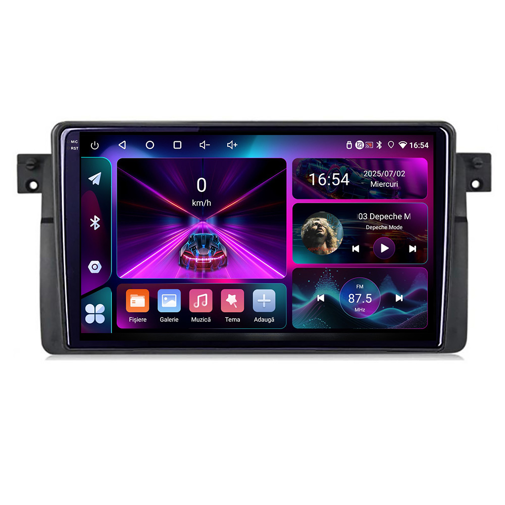 Navigație BMW Seria 3 E46 Android 4GB RAM 64GB, ecran InCell 1K