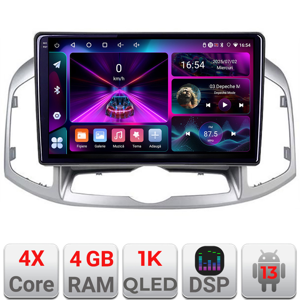 Navigatie Android Chevrolet Captiva 2012-2018 4GB RAM 64GB 1K InCell