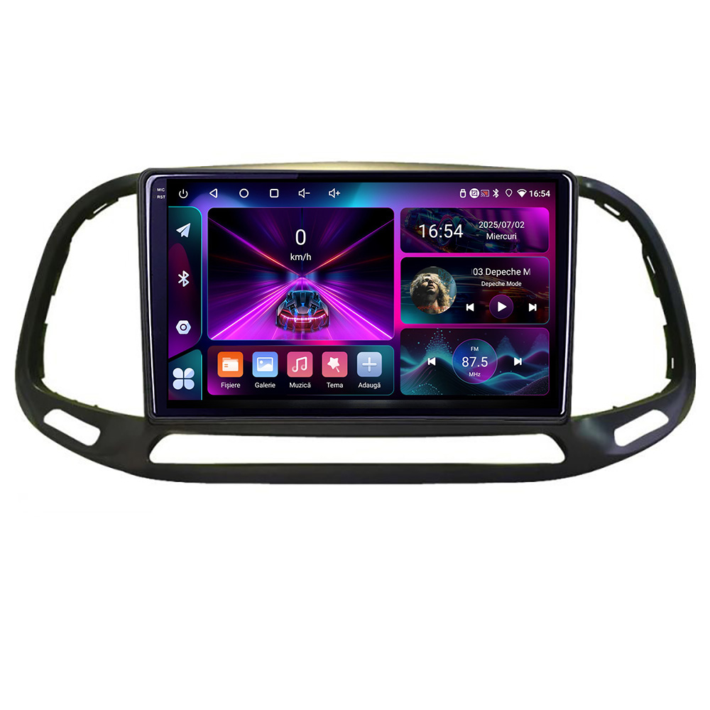 Navigatie Android Fiat Doblo 2015-2018, 4GB RAM, 64GB, ecran 1K
