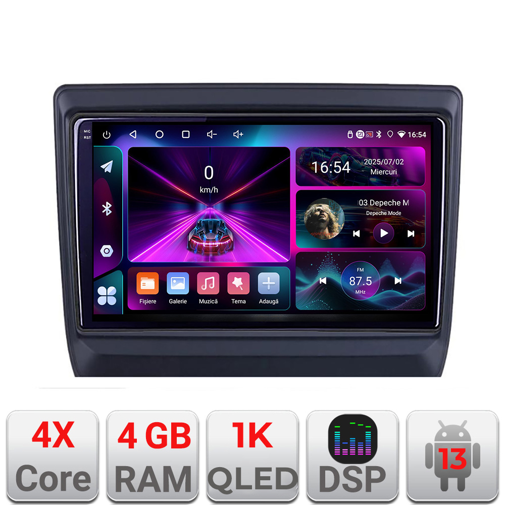 Navigatie Isuzu DMAX 2020- A-DMAX20 4+64 InCell Display 1K Android Waze USB Navigatie Internet Youtube Radio