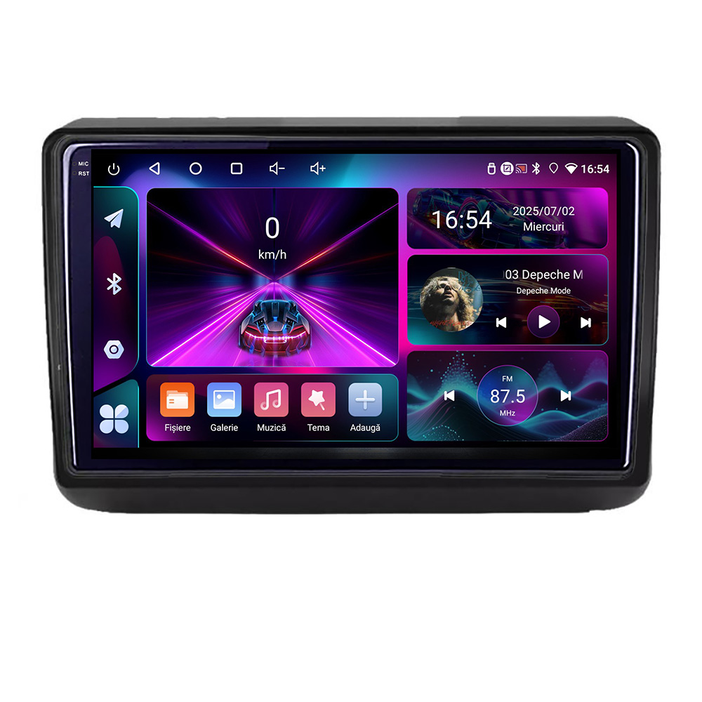 Navigatie Jeep Grand Cherokee 2014-2019 A-JGG 4+64 InCell Display 1K Android Waze USB Navigatie Internet Youtube Radio