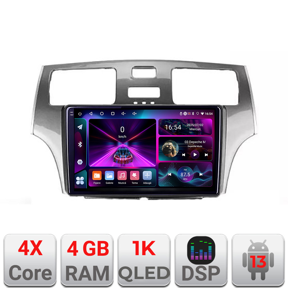 Navigatie Lexus ES intre anii 2001-2006 Android radio gps internet 4+64 InCell Display 1K Kit-ES-2001+EDT-E209-RK