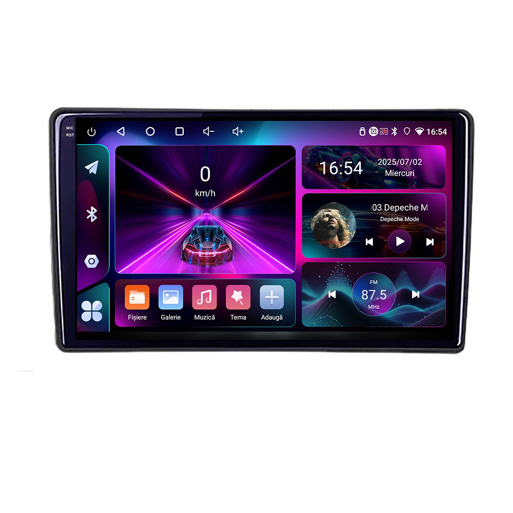 Navigație Android Peugeot 307 cu ecran InCell 1K, 4GB RAM și 64GB