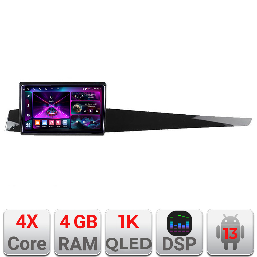 Navigatie Renault Laguna 3 Android radio gps internet 4+64 InCell Display 1K kit-laguna+EDT-E210-RK