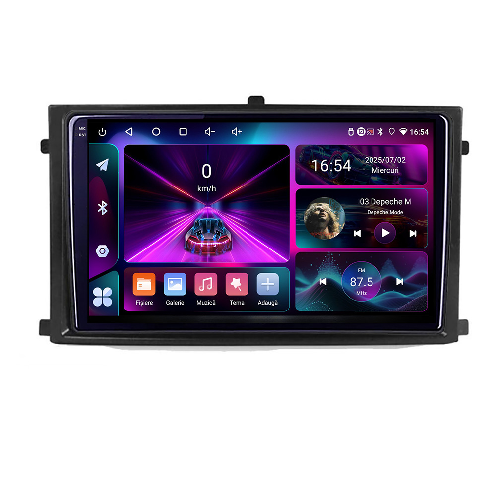 Navigatie Rexton 2019- A-REXTON 4+64 InCell Display 1K Android Waze USB Navigatie Internet Youtube Radio