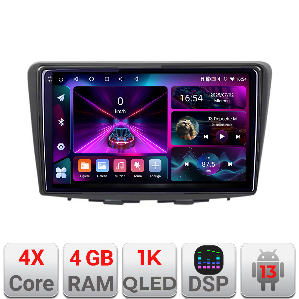 Navigație Suzuki Baleno cu Android, 4GB RAM, 64GB, ecran InCell 1K