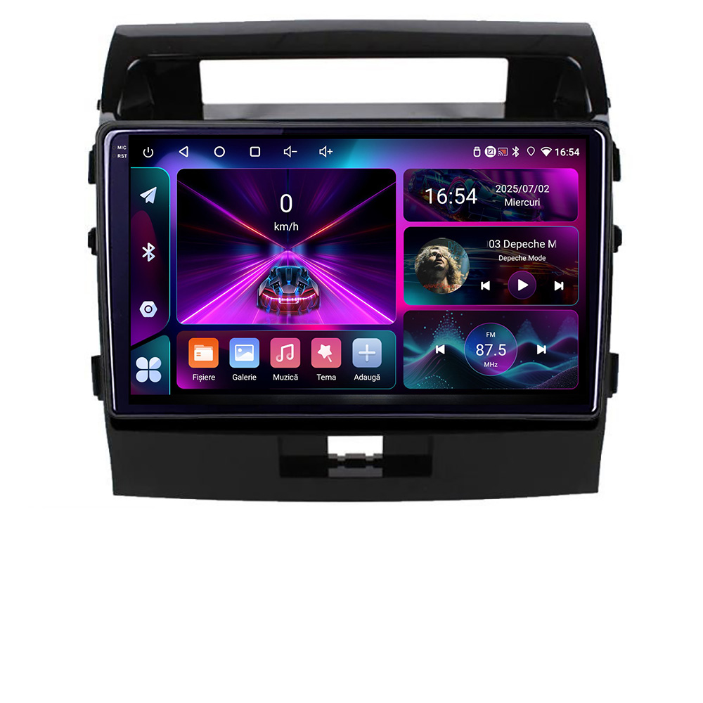 Navigatie Toyota LandCruiser 2008-2015 A-381 4+64 InCell Display 1K Android Waze USB Navigatie Internet Youtube Radio