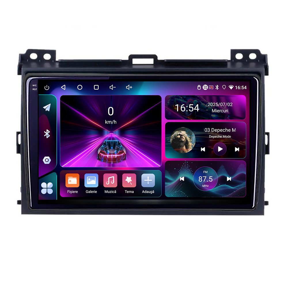 Navigatie Toyota Prado 2007- A-456 4+64 InCell Display 1K Android Waze USB Navigatie Internet Youtube Radio