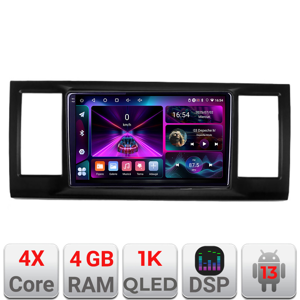 Navigatie VW Caravelle 2015- A-CARAVELLE 4+64 InCell Display 1K Android Waze USB Navigatie Internet Youtube Radio