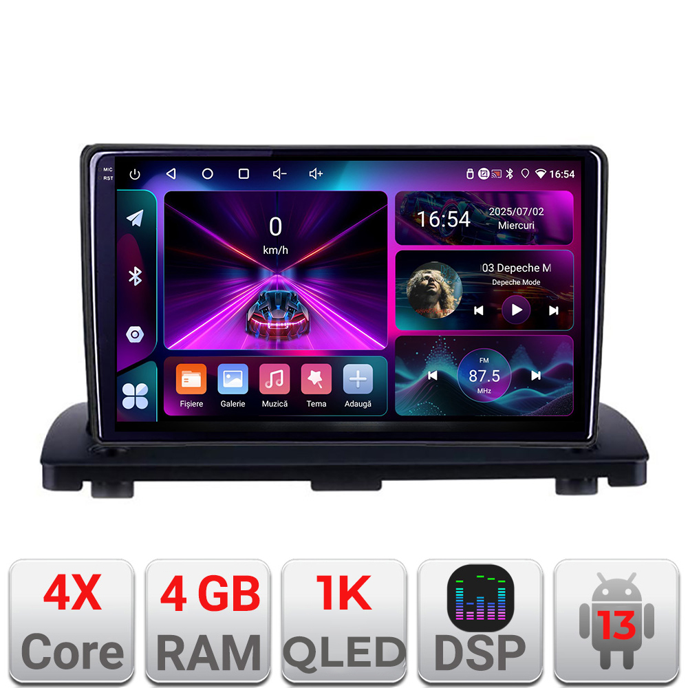 Navigatie Volvo XC90 A-173 4+64 InCell Display 1K Android Waze USB Navigatie Internet Youtube Radio