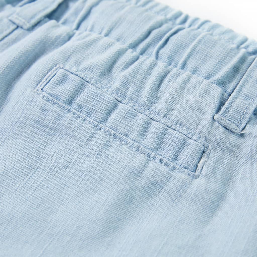 Pantaloni pentru copii, albastru denim pal, 140 GartenMobel Dekor