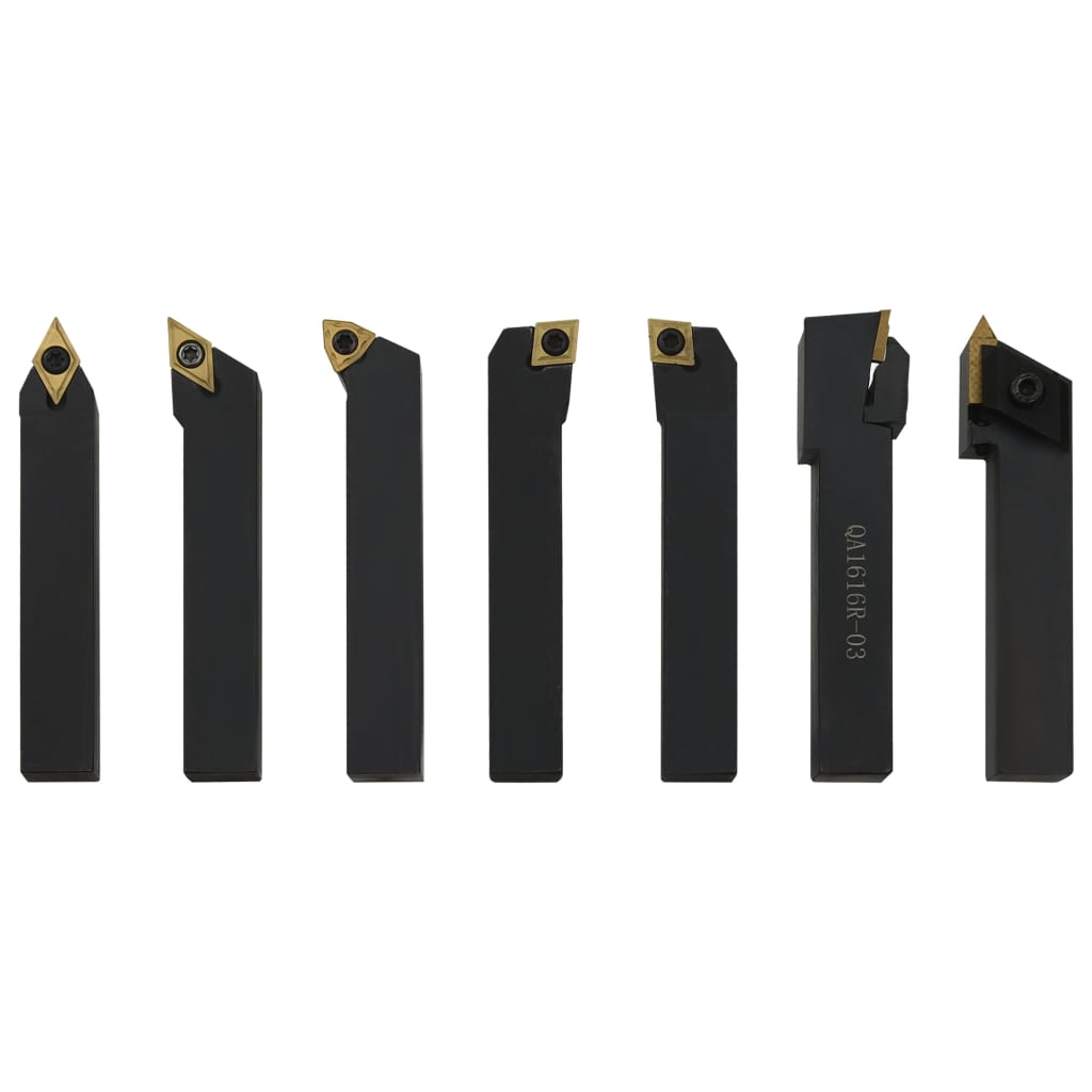 Set unelte de strunjire indexabile, 12 piese, 16x16 mm, 100 mm GartenMobel Dekor