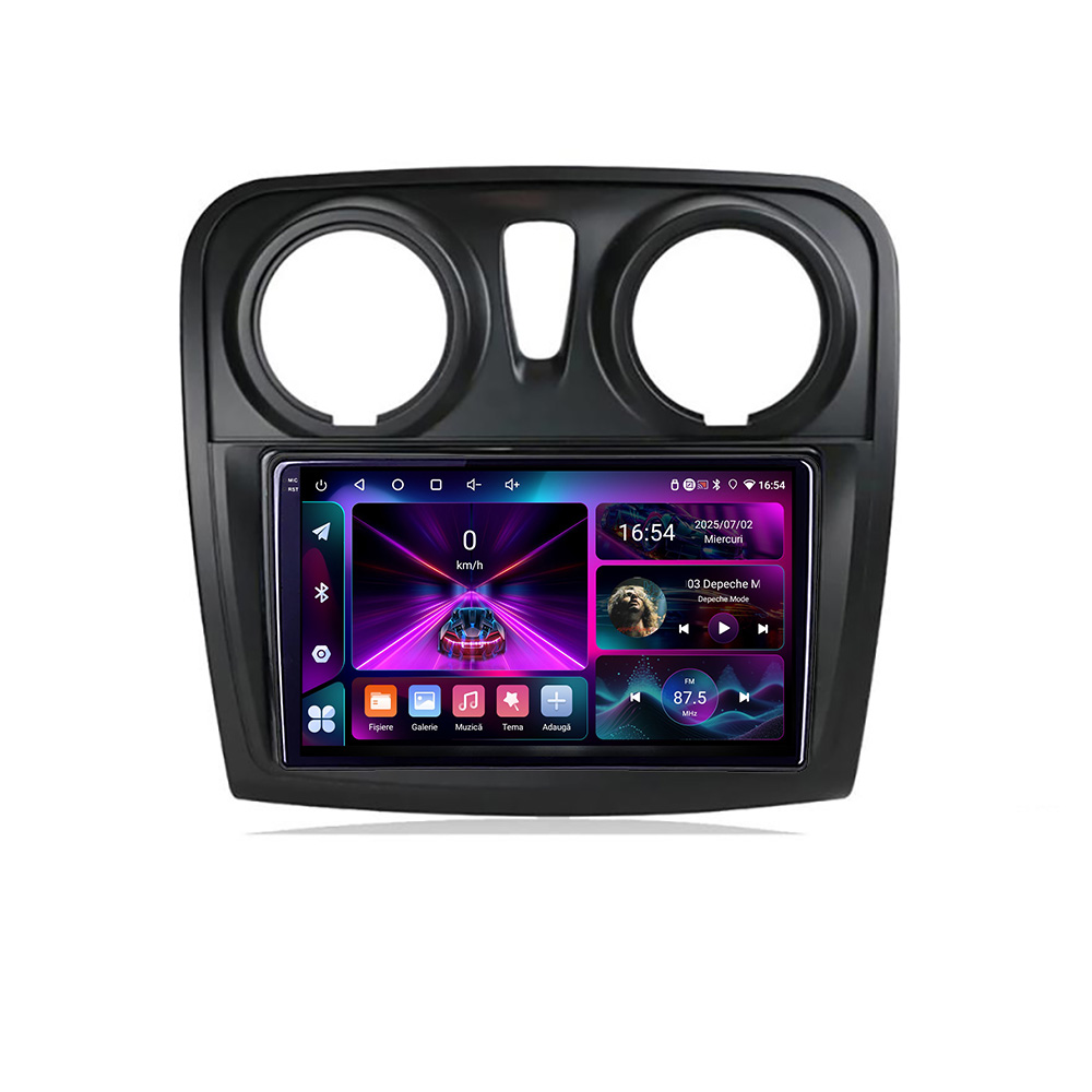 Navigatie Android Dacia Sandero Logan 2012-2020, 4GB RAM, 64GB, ecran 1K