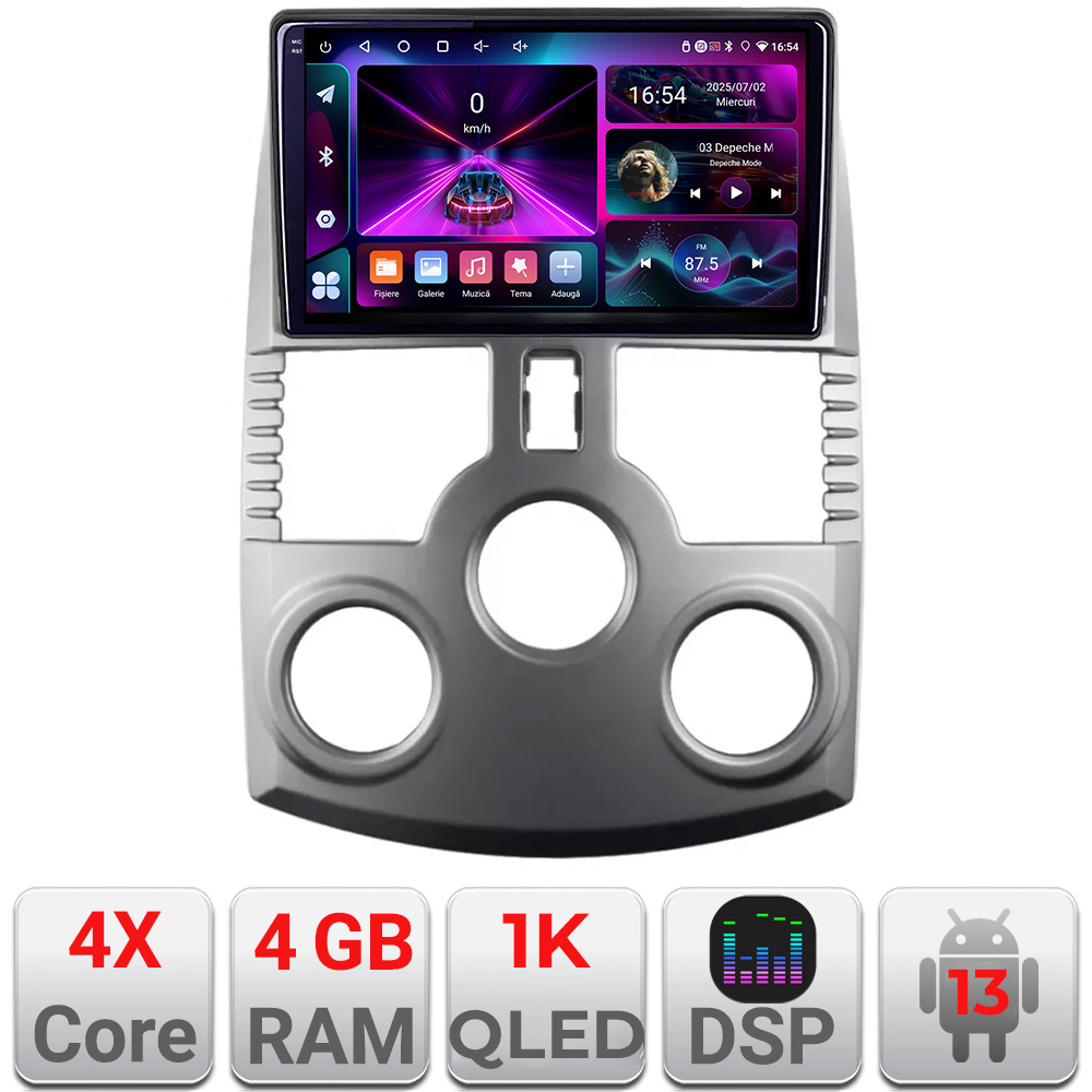 Navigație Android Daihatsu Terios 2006-2016, GPS, 4GB RAM, 64GB, ecran 1K