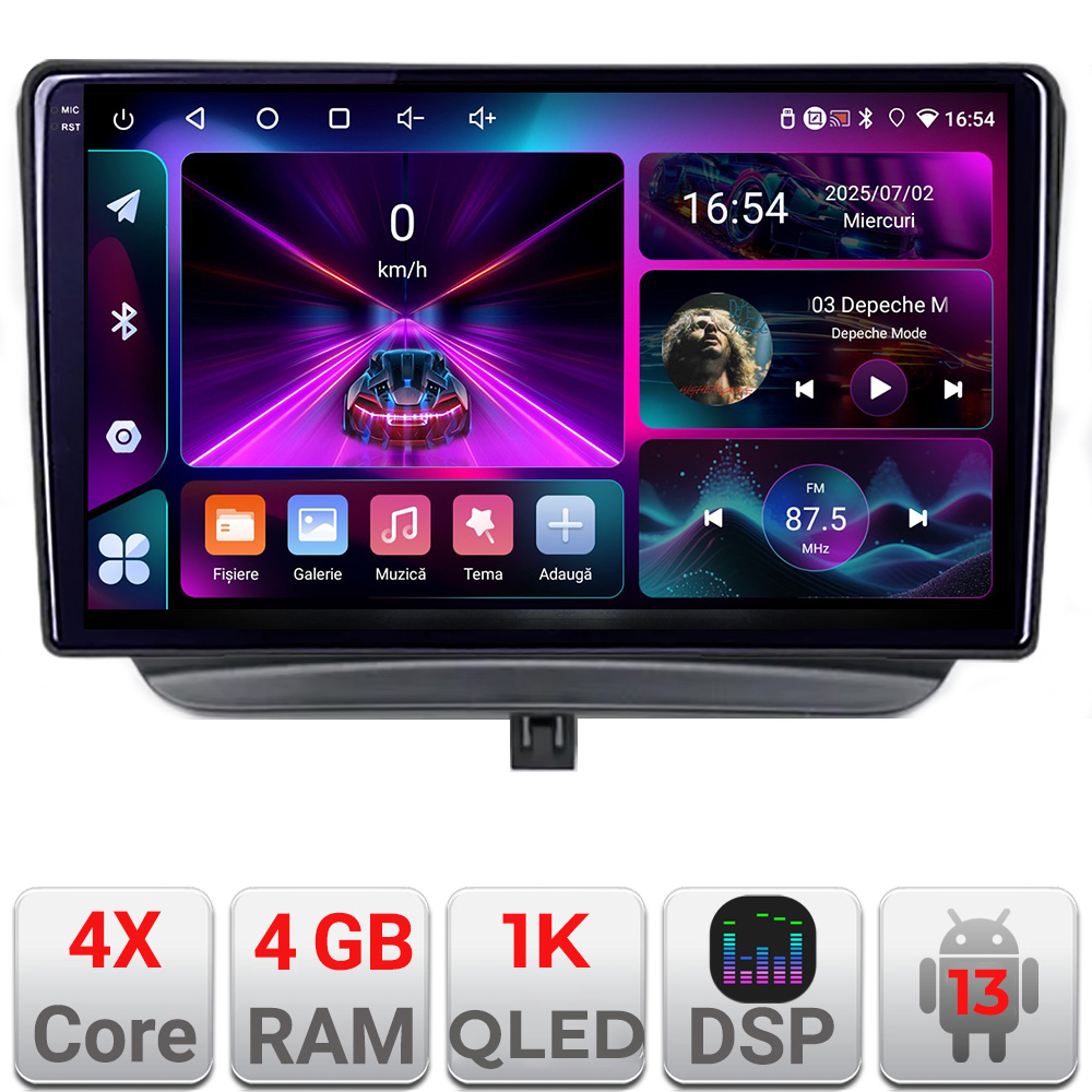 Navigație Android Ford Transit Courier / Tourneo Courier 2014-2021, 4GB+64GB