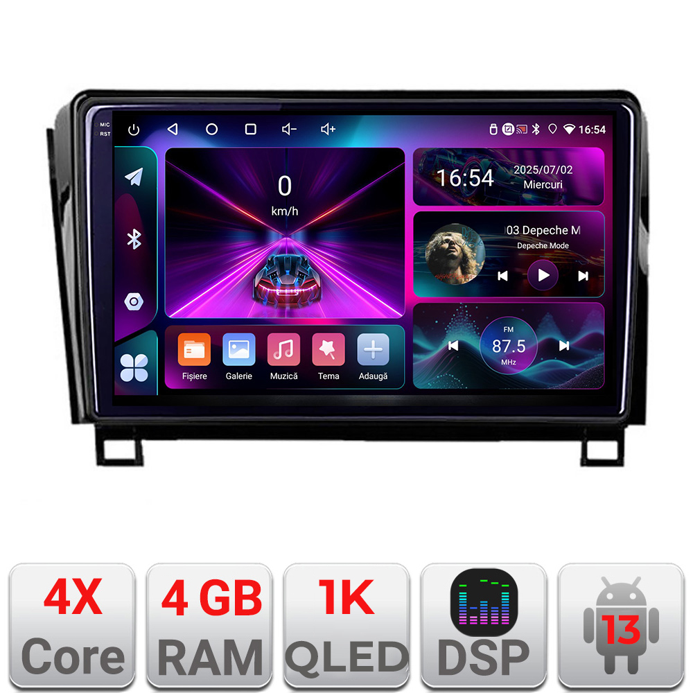 Navigatie Toyota sequoia intre anii 2008-2017 A-sequoia 4+64 InCell Display 1K Android radio gps internet