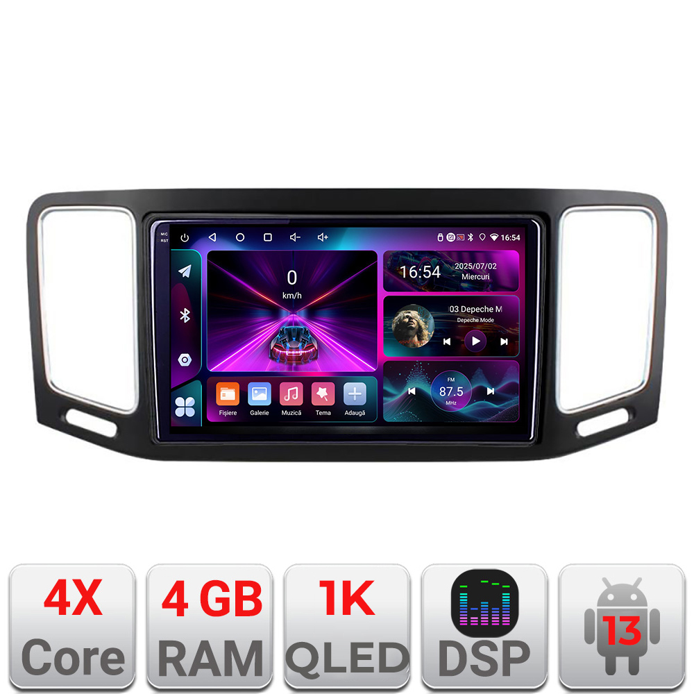 Navigație dedicată VW Sharan 2011-2020, Android 13, 4GB RAM, 64GB