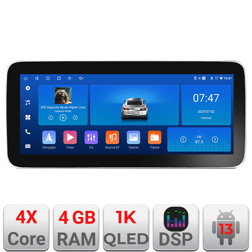 Navigatie Alfa Romeo Giulietta 2014-2020, 12.3 inch, 4GB+64GB, CarPlay