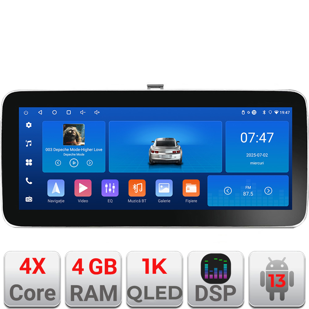 Navigatie Toyota Avensis 2009-2015 K-TY12 Edotec 4+64 12.3 inch Incell 1K android Wifi 5Ghz gps internet Q