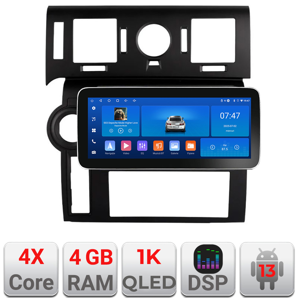 Navigatie dedicata Hummer H2 2002-2008, 12.3 inch, Android 13, 4GB+64GB