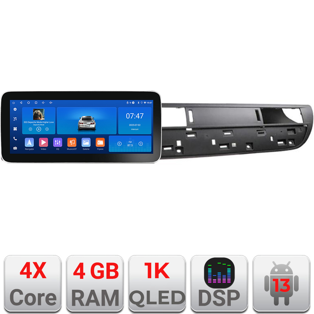 Navigatie Citroen C5 2008-2017 K-C5 Edotec 4+64 12.3 inch Incell 1K android Wifi 5Ghz gps internet Co