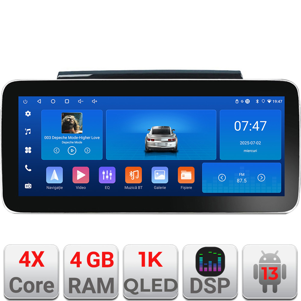 Navigatie Fiat Ducato Citroen Jumper Peugeot Expert 2006-2018 variante cu radio cd sauNavigatie de fabrica Android Edotec 4+64 12.3 inch Incell 1K v1