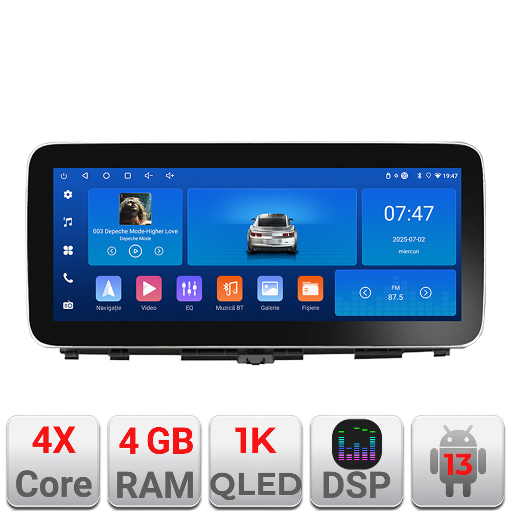 Navigatie Android Kia Optima 2016+ 12.3 inch 4GB RAM 64GB EDOTEC