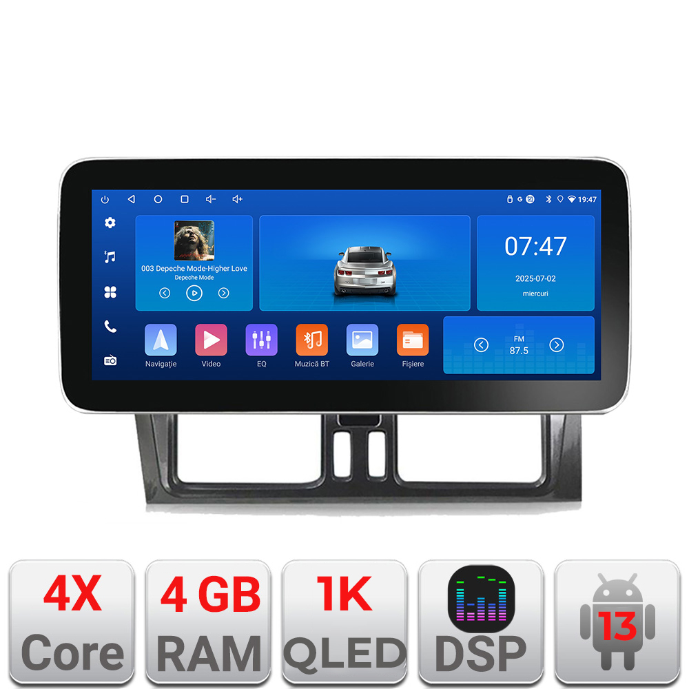Navigatie dedicata Volvo XC60 K-272 Edotec 4+64 12.3 inch Incell 1K android Wifi 5Ghz gps internet