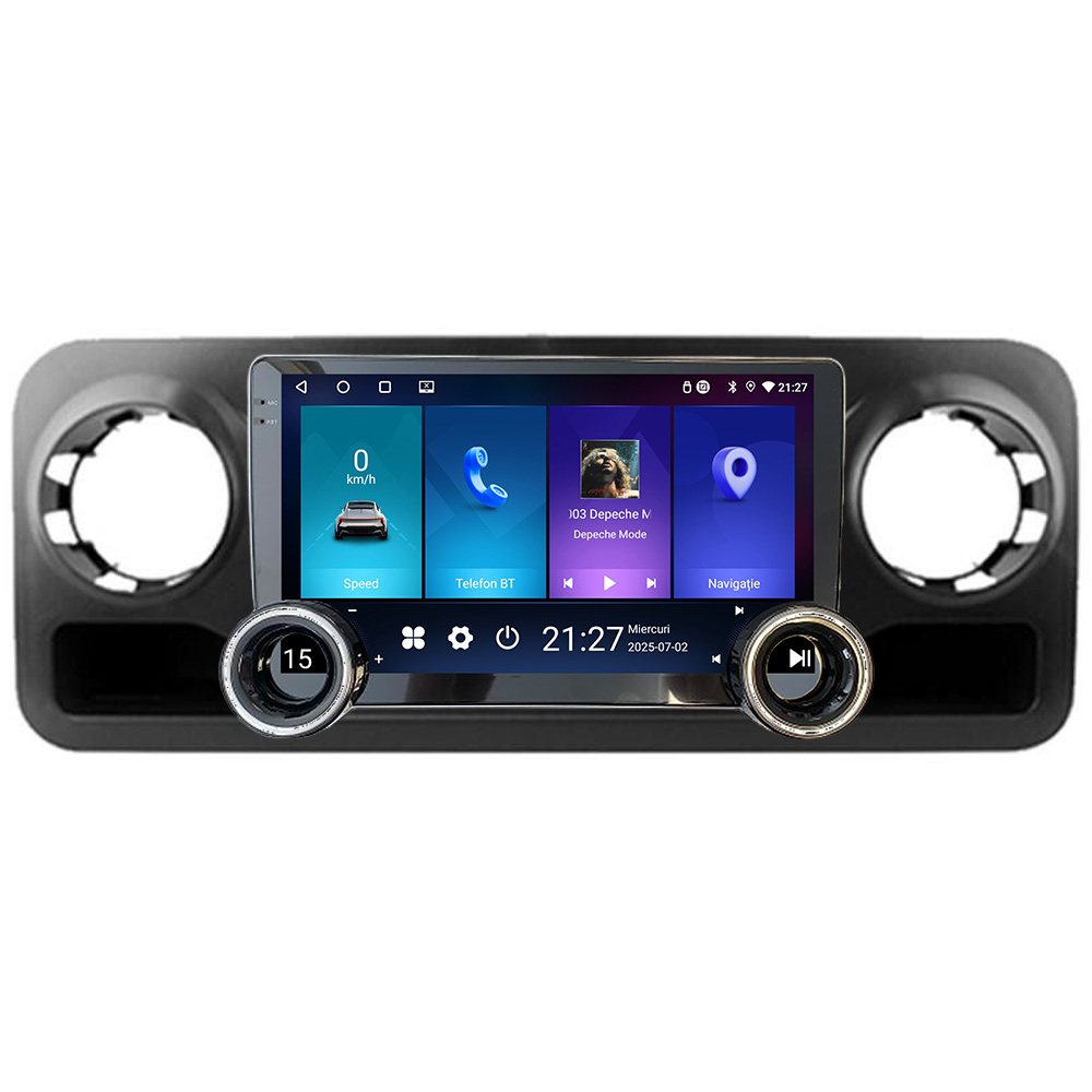 Navigatie Mercedes Sprinter 2018- Edotec 4+64 10.5 inch Incell 1K android Wifi 5Ghz gps internet Kit-sprinter