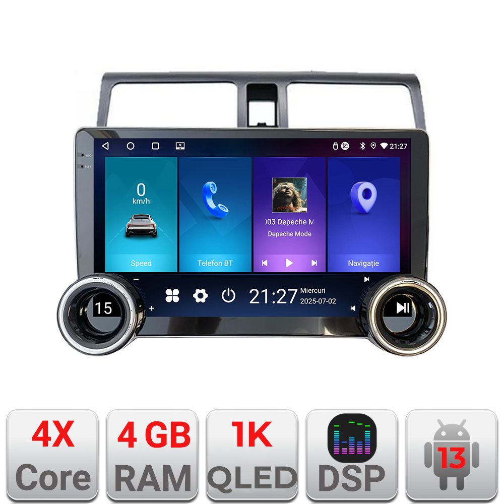 Navigatie SUZUKI SWIFT 2003-2010 Kit-Swift Edotec 4+64 10.5 inch Incell 1K android Wifi 5Ghz gps internet