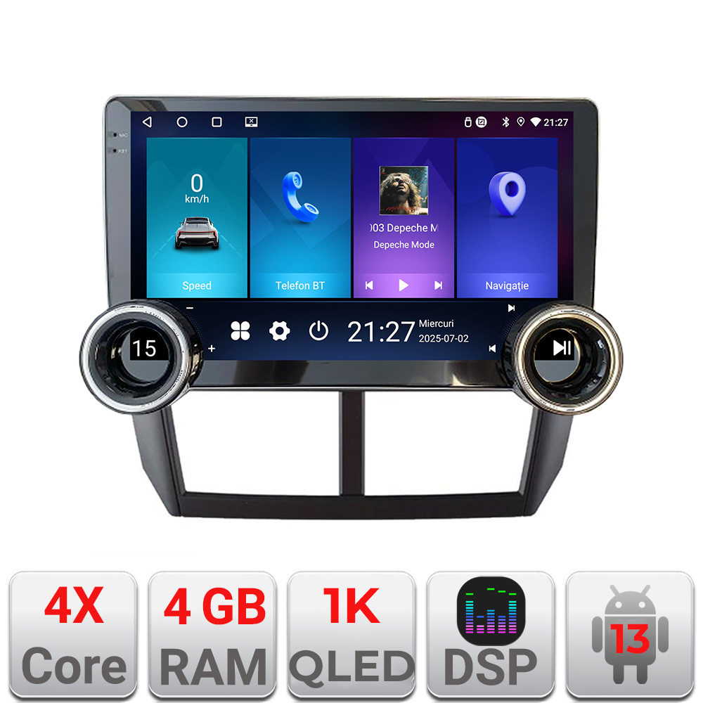 Navigație Android Subaru Forester 2007-2013 Edotec 10.5 inch 4GB+64GB