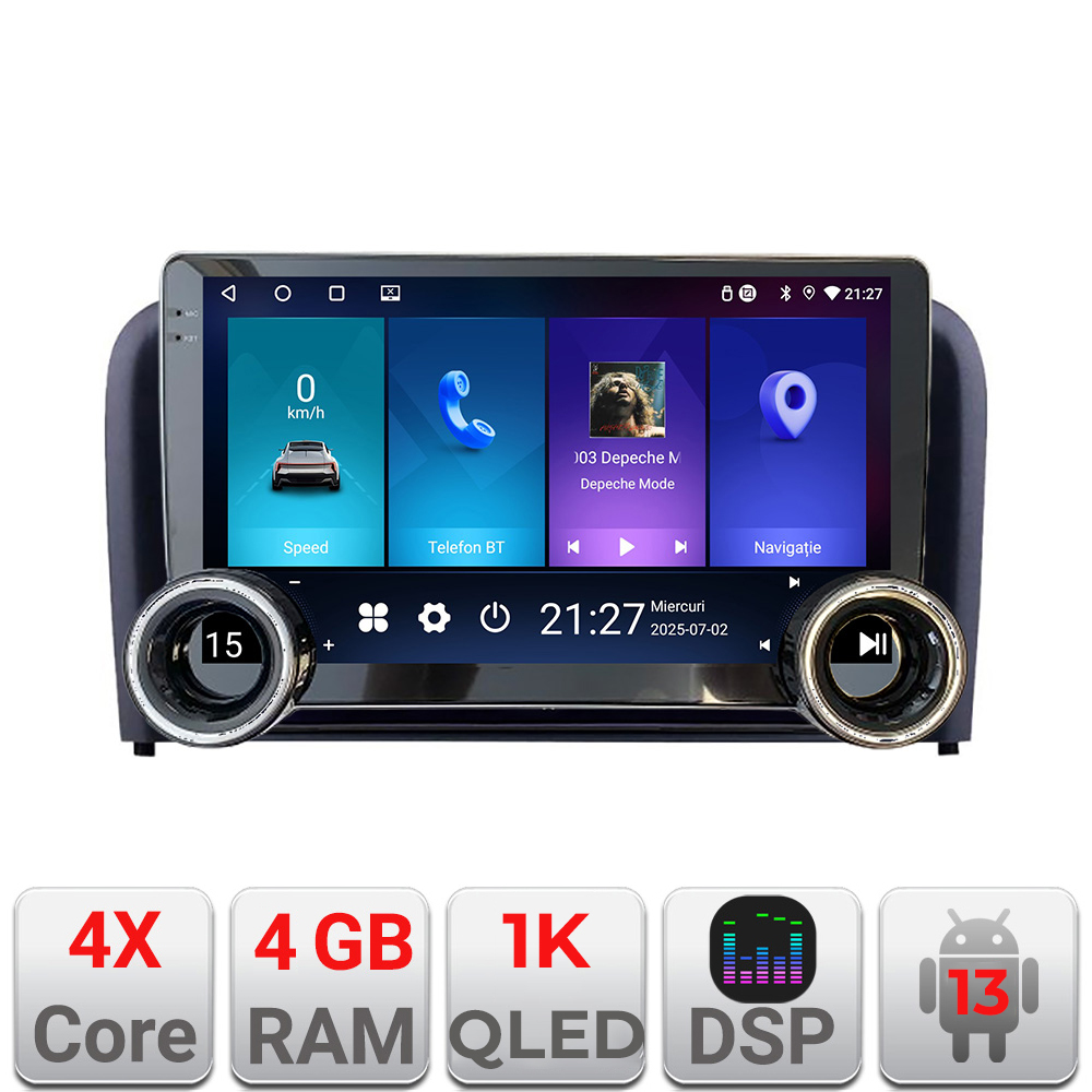 Navigatie Volvo S80 2004-2006 Kit-S80 Edotec 4+64 10.5 inch Incell 1K android Wifi 5Ghz gps internet Co