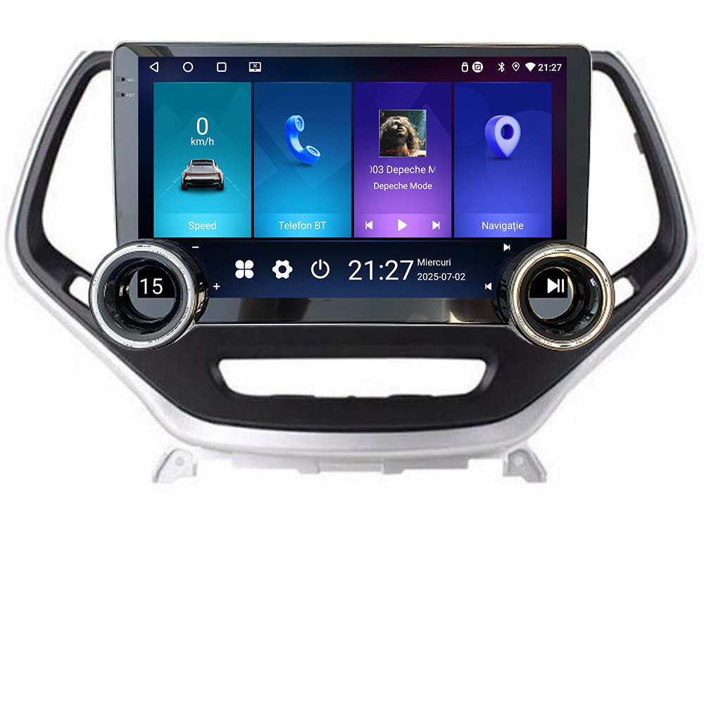 Navigatie Jeep Cherokee 2014-2019 Manual Kit-248 Edotec 4+64 10.5 inch Incell 1K android Wifi 5Ghz gps internet 32