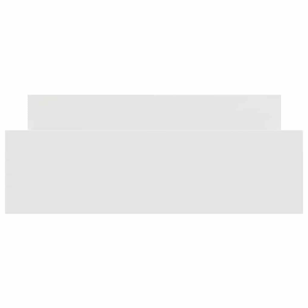 Cadru de pat cu tăblie la cap și picioare, alb, 140x200 cm GartenMobel Dekor