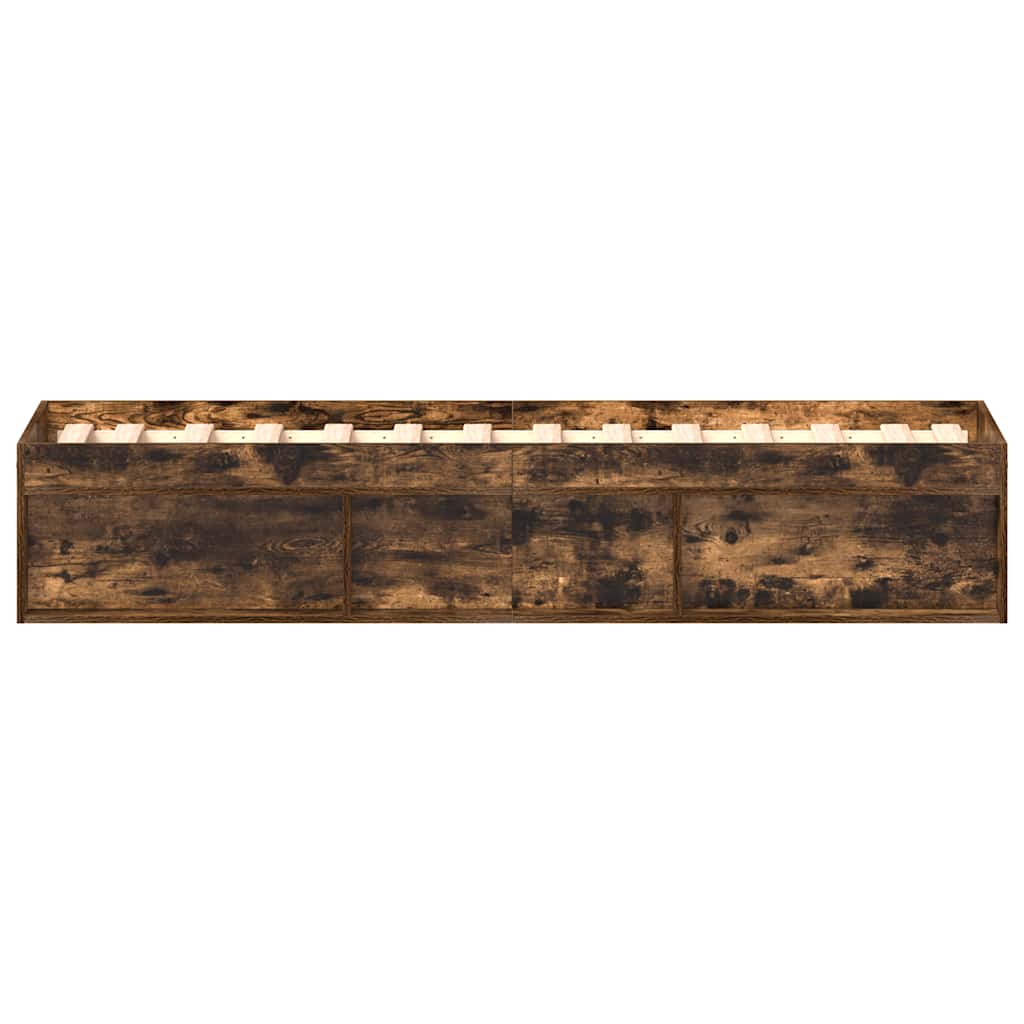 Cadru pat, stejar fumuriu, 90 x 200 cm GartenMobel Dekor