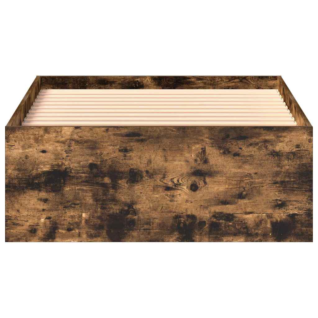 Cadru pat, stejar fumuriu, 90 x 200 cm GartenMobel Dekor