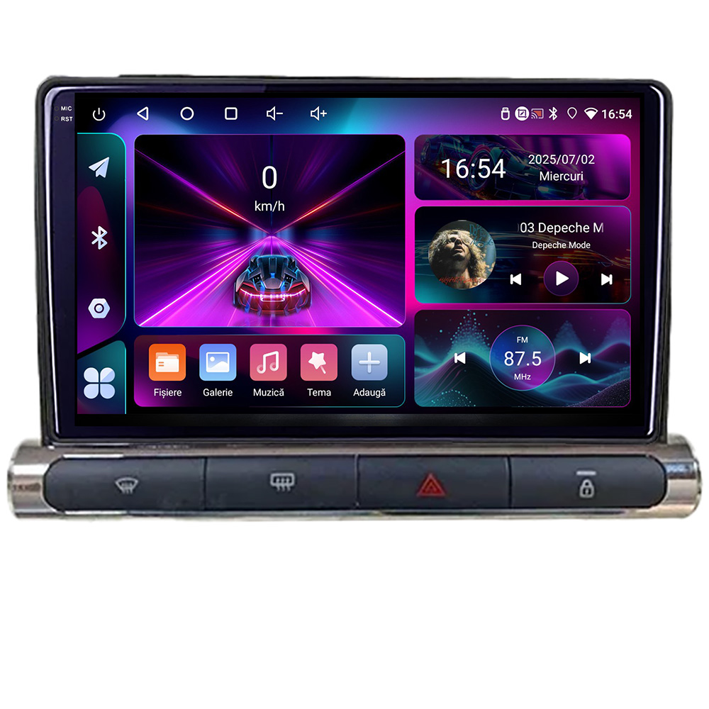 Navigatie Android Citroen C3 2017-2024, 4+64 GB, ecran QLED, GPS