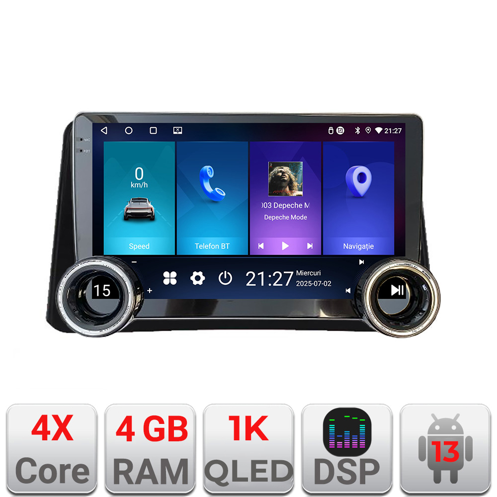 Navigatie Opel Mokka 2012-2016 Kit-MOKKA1 Edotec 4+64 10.5 inch Incell 1K android Wifi 5Ghz gps internet a