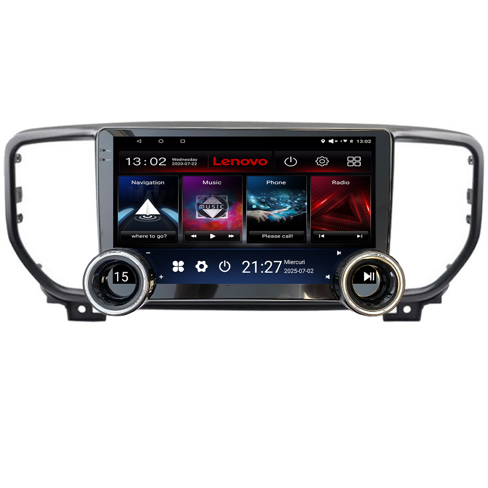 Navigatie Android Kia Sportage facelift 2019 Lenovo 10.5 inch 4+64 GB