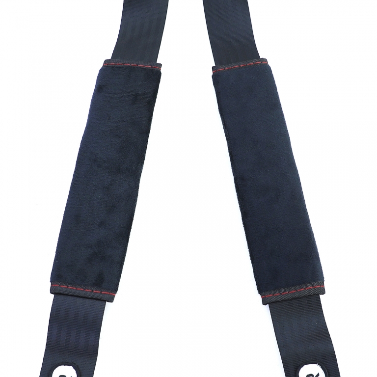 Centura de siguranță Tenzo-R Sport cu prindere în 3 puncte și pernă pentru centură, set negru Performance AutoTuning