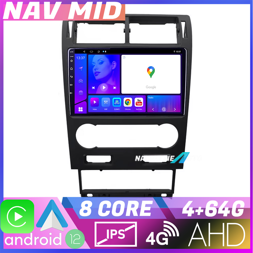 Navigatie Ford Mondeo 2004-2007 Octa Core EDOTEC-LITE Android Ecran 720P Octa Core 4+64 Carplay Android auto