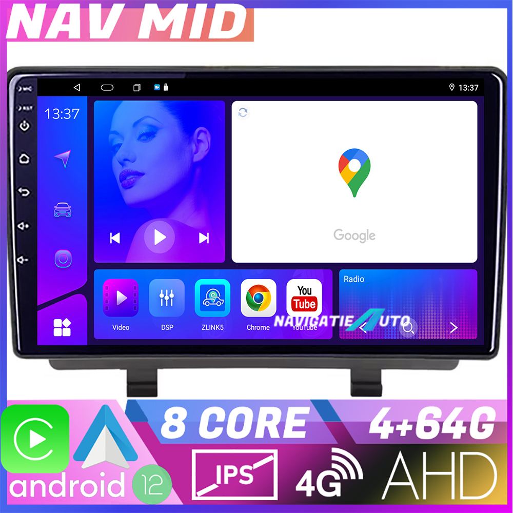 Navigatie Opel Zafira C 2011-2019 Android 12, 4GB RAM, 64GB, CarPlay
