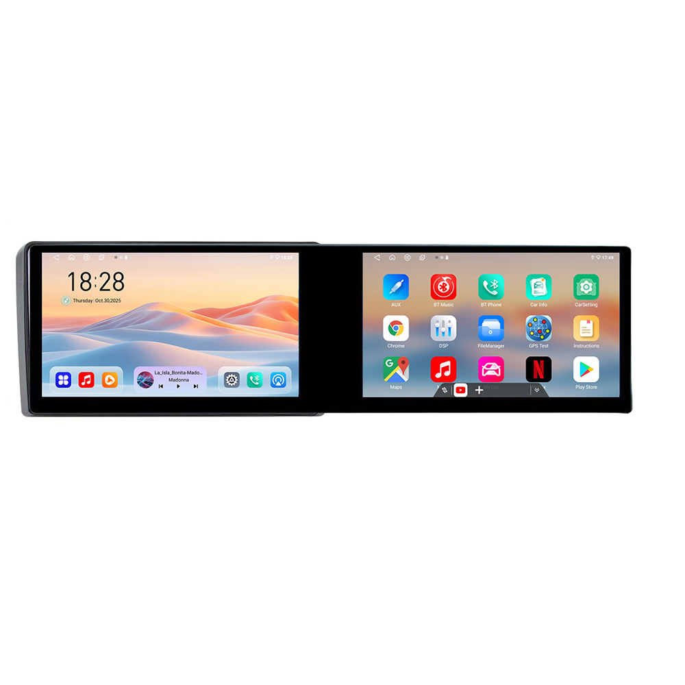 Navigatie Android Audi A3 8P cu 2 ecrane 21.6 inch, 4GB RAM, 128GB