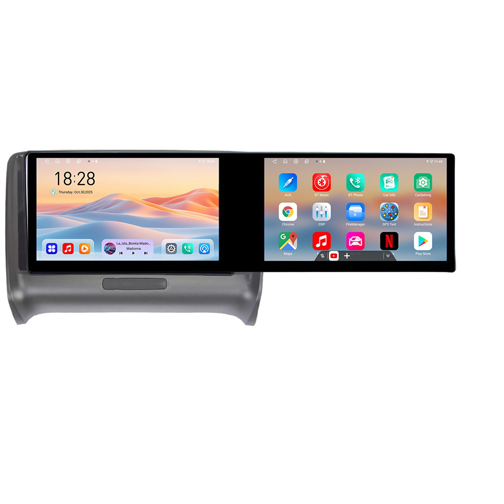 Navigatie Audi TT 2004-2011 Kit-078 Edotec 2 ecrane 8 core 4+128 21.6 inch Incell android Wifi 5Ghz gps internet