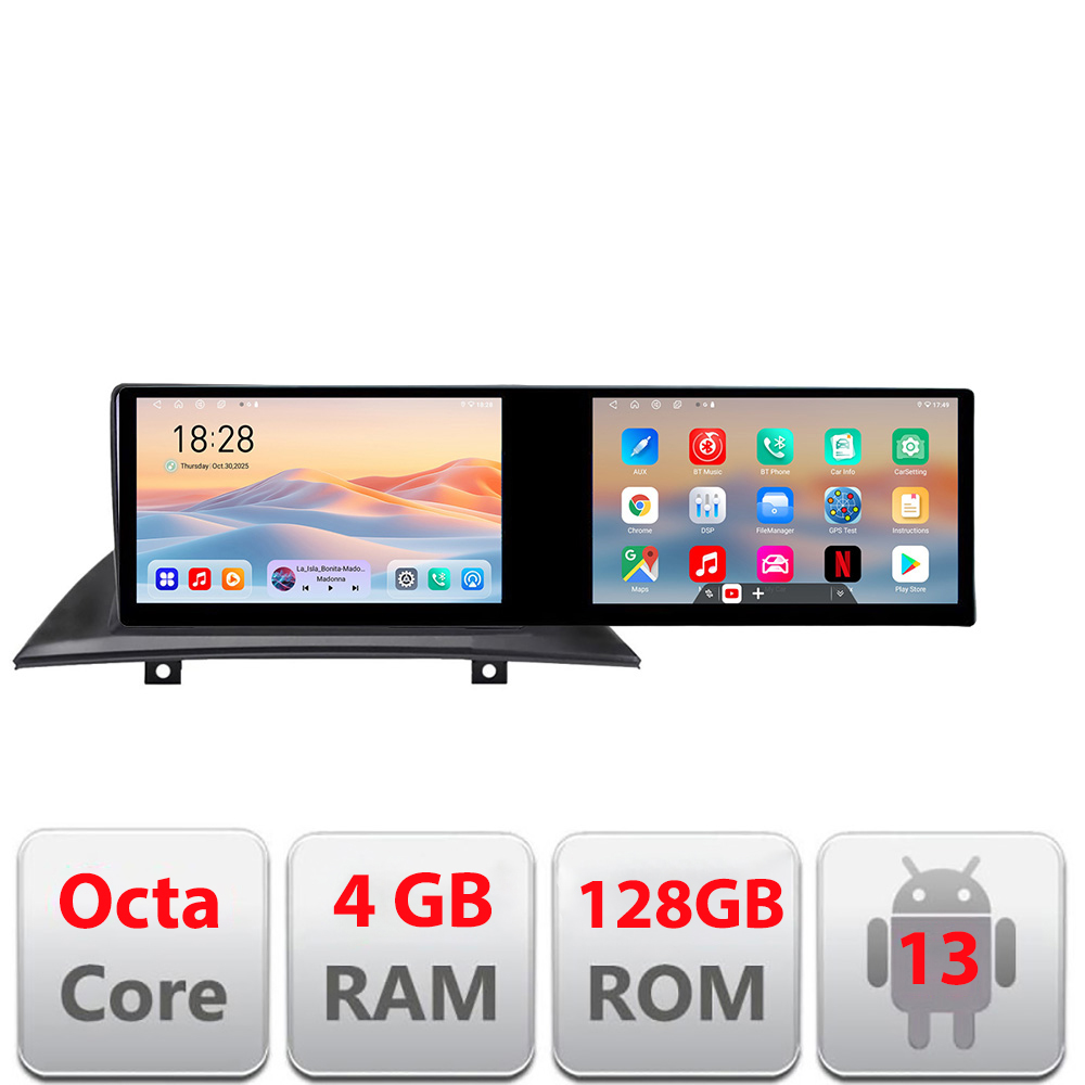 Navigatie Android BMW X3 E83 2004-2012 Edotec 10.5 inch 4GB+128GB