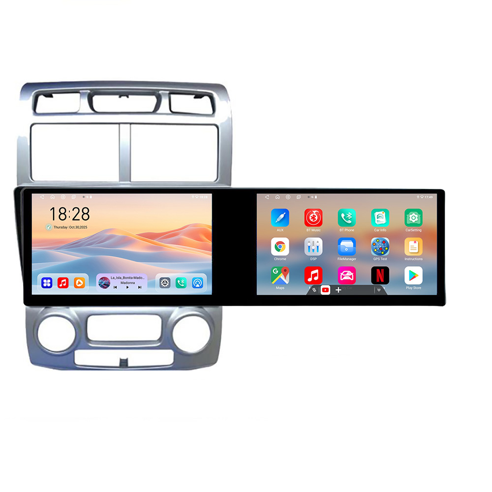 Navigatie Kia Sportage 2005-2007 Kit-0023 Edotec 2 ecrane 8 core 4+128 21.6 inch Incell android Wifi 5Ghz gps internet