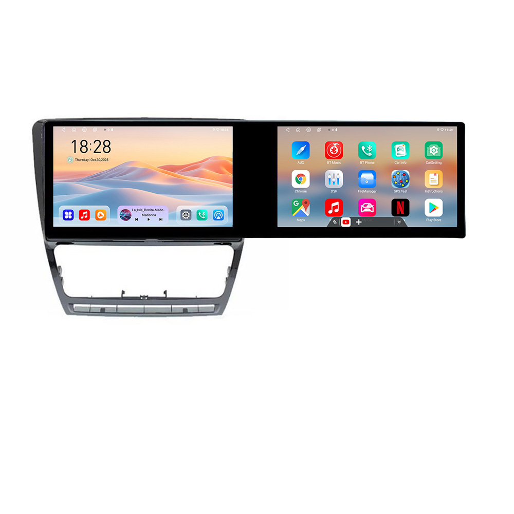 Navigatie Android Skoda Octavia 2 2005-2013, 21.6 inch, 4GB+128GB
